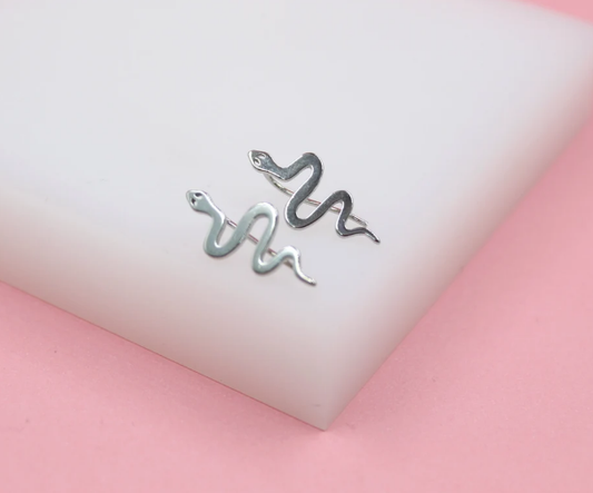 18K Gold Filled Snake Earrings