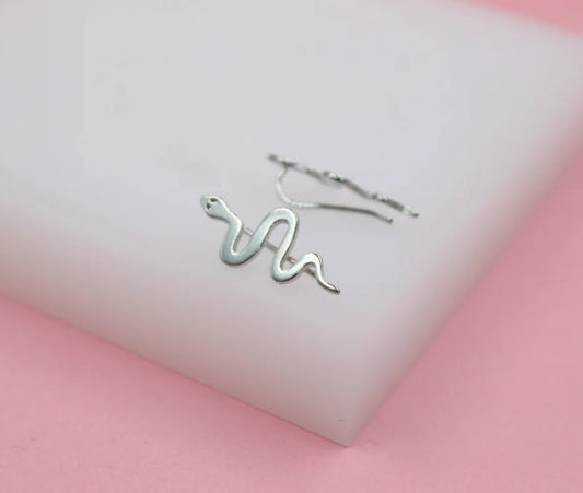 18K Gold Filled Snake Earrings